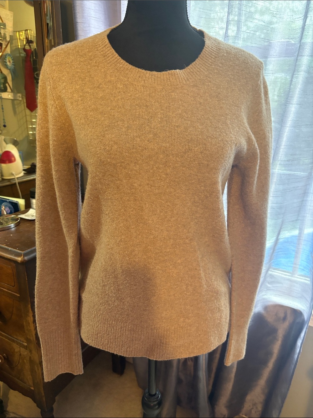 J. Crew Camel Crewneck Sweater